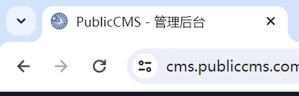 PublicCMS网站图标替换